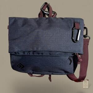 Outdoor Products Eco Crossbody Bag | Blue & Maroon | Recycled Bottle Gear